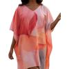 image:imageGypsie Blu Cotton Silk Printed Short Caftan Dress Stylish Tunic Top Party Outing Wear Loose Fit Summer Casual Boho for WomenPastel Pinkwhite