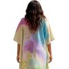 image:imageGypsie Blu Cotton Silk Printed Short Caftan Dress Stylish Tunic Top Party Outing Wear Loose Fit Summer Casual Boho for WomenSoft Beige