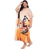 image:imageGypsie Blu Caftans for Women Plus Size Polyester Maxi Beach Dresses Bathing Suit Long Kaftan Swimsuit Coverup House DressBeige