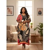 image:imageGypsie Blu Caftans for Women Plus Size Polyester Maxi Beach Dresses Bathing Suit Long Kaftan Swimsuit Coverup House DressBlack  Beige Leaf