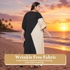image:imageGypsie Blu Caftans for Women Plus Size Polyester Maxi Beach Dresses Bathing Suit Long Kaftan Swimsuit Coverup House DressBlack