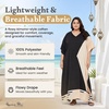 image:imageGypsie Blu Caftans for Women Plus Size Polyester Maxi Beach Dresses Bathing Suit Long Kaftan Swimsuit Coverup House DressBlack