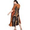 image:imageGypsie Blu Caftans for Women Plus Size Polyester Maxi Beach Dresses Bathing Suit Long Kaftan Swimsuit Coverup House DressBrown