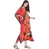 image:imageGypsie Blu Caftans for Women Plus Size Polyester Maxi Beach Dresses Bathing Suit Long Kaftan Swimsuit Coverup House DressBurnt Orange
