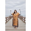 image:imageGypsie Blu Caftans for Women Plus Size Polyester Maxi Beach Dresses Bathing Suit Long Kaftan Swimsuit Coverup House DressCamel Brown