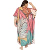 image:imageGypsie Blu Caftans for Women Plus Size Polyester Maxi Beach Dresses Bathing Suit Long Kaftan Swimsuit Coverup House DressCoral Pink