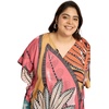 image:imageGypsie Blu Caftans for Women Plus Size Polyester Maxi Beach Dresses Bathing Suit Long Kaftan Swimsuit Coverup House DressCoral Pink