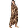 image:imageGypsie Blu Caftans for Women Plus Size Polyester Maxi Beach Dresses Bathing Suit Long Kaftan Swimsuit Coverup House DressDeep Chocolate Brown