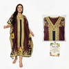 image:imageGypsie Blu Caftans for Women Plus Size Polyester Maxi Beach Dresses Bathing Suit Long Kaftan Swimsuit Coverup House DressDeep Maroon