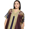 image:imageGypsie Blu Caftans for Women Plus Size Polyester Maxi Beach Dresses Bathing Suit Long Kaftan Swimsuit Coverup House DressDeep Maroon