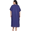 image:imageGypsie Blu Caftans for Women Plus Size Polyester Maxi Beach Dresses Bathing Suit Long Kaftan Swimsuit Coverup House DressDeep Royal Blue
