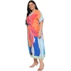 image:imageGypsie Blu Caftans for Women Plus Size Polyester Maxi Beach Dresses Bathing Suit Long Kaftan Swimsuit Coverup House DressDusty Rose