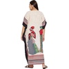image:imageGypsie Blu Caftans for Women Plus Size Polyester Maxi Beach Dresses Bathing Suit Long Kaftan Swimsuit Coverup House DressLight Beige