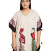 image:imageGypsie Blu Caftans for Women Plus Size Polyester Maxi Beach Dresses Bathing Suit Long Kaftan Swimsuit Coverup House DressLight Beige
