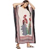 image:imageGypsie Blu Caftans for Women Plus Size Polyester Maxi Beach Dresses Bathing Suit Long Kaftan Swimsuit Coverup House DressLight Beige