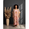 image:imageGypsie Blu Caftans for Women Plus Size Polyester Maxi Beach Dresses Bathing Suit Long Kaftan Swimsuit Coverup House DressLight Brown