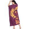 image:imageGypsie Blu Caftans for Women Plus Size Polyester Maxi Beach Dresses Bathing Suit Long Kaftan Swimsuit Coverup House DressMaroon