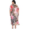 image:imageGypsie Blu Caftans for Women Plus Size Polyester Maxi Beach Dresses Bathing Suit Long Kaftan Swimsuit Coverup House DressMulti