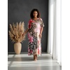 image:imageGypsie Blu Caftans for Women Plus Size Polyester Maxi Beach Dresses Bathing Suit Long Kaftan Swimsuit Coverup House DressMulti
