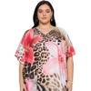 image:imageGypsie Blu Caftans for Women Plus Size Polyester Maxi Beach Dresses Bathing Suit Long Kaftan Swimsuit Coverup House DressMulti