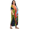 image:imageGypsie Blu Caftans for Women Plus Size Polyester Maxi Beach Dresses Bathing Suit Long Kaftan Swimsuit Coverup House DressNavy Blue