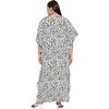 image:imageGypsie Blu Caftans for Women Plus Size Polyester Maxi Beach Dresses Bathing Suit Long Kaftan Swimsuit Coverup House DressOffwhite