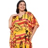image:imageGypsie Blu Caftans for Women Plus Size Polyester Maxi Beach Dresses Bathing Suit Long Kaftan Swimsuit Coverup House DressOrangeyellow