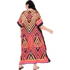image:imageGypsie Blu Caftans for Women Plus Size Polyester Maxi Beach Dresses Bathing Suit Long Kaftan Swimsuit Coverup House DressPink  Black