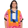 image:imageGypsie Blu Caftans for Women Plus Size Polyester Maxi Beach Dresses Bathing Suit Long Kaftan Swimsuit Coverup House DressPink