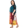 image:imageGypsie Blu Caftans for Women Plus Size Polyester Maxi Beach Dresses Bathing Suit Long Kaftan Swimsuit Coverup House DressTeal Blue  Coral Peach