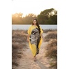 image:imageGypsie Blu Womens Plus Size Printed Caftan Maxi Dress Beach Cover Up Summer Dress VNeck Kimono Sleeve Lounge WearYellow