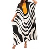 Black & White Geometric Stripe