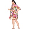 image:imageGypsie Blu Women Plus Size Short Caftan Dress Stylish Polyester Beach Cover Up Tunic Top Dresses for Summer WearBeige