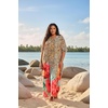 image:imageGypsie Blu Women Plus Size Kaftan Dress Beach Cover Up Maxi Dresses for Women VNeck Kimono Sleeve 1X3XBlack  Brown