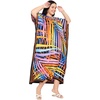 image:imageGypsie Blu Women Plus Size Kaftan Dress Beach Cover Up Maxi Dresses for Women VNeck Kimono Sleeve 1X3XBlack