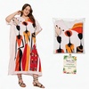 image:imageGypsie Blu Women Plus Size Kaftan Dress Beach Cover Up Maxi Dresses for Women VNeck Kimono Sleeve 1X3XCream