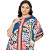 image:imageGypsie Blu Women Plus Size Kaftan Dress Beach Cover Up Maxi Dresses for Women VNeck Kimono Sleeve 1X3XDeep Cobalt Blue