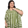 image:imageGypsie Blu Women Plus Size Kaftan Dress Beach Cover Up Maxi Dresses for Women VNeck Kimono Sleeve 1X3XGreen