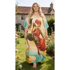 image:imageGypsie Blu Women Plus Size Kaftan Dress Beach Cover Up Maxi Dresses for Women VNeck Kimono Sleeve 1X3XLight Cream