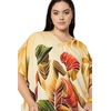 image:imageGypsie Blu Women Plus Size Kaftan Dress Beach Cover Up Maxi Dresses for Women VNeck Kimono Sleeve 1X3XLight Cream