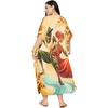 image:imageGypsie Blu Women Plus Size Kaftan Dress Beach Cover Up Maxi Dresses for Women VNeck Kimono Sleeve 1X3XLight Cream