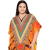 image:imageGypsie Blu Women Plus Size Kaftan Dress Beach Cover Up Maxi Dresses for Women VNeck Kimono Sleeve 1X3XMulti
