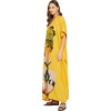 image:imageGypsie Blu Women Plus Size Kaftan Dress Beach Cover Up Maxi Dresses for Women VNeck Kimono Sleeve 1X3XMustard Yellow