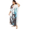 image:imageGypsie Blu Women Plus Size Kaftan Dress Beach Cover Up Maxi Dresses for Women VNeck Kimono Sleeve 1X3XOffwhite