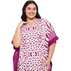 image:imageGypsie Blu Women Plus Size Kaftan Dress Beach Cover Up Maxi Dresses for Women VNeck Kimono Sleeve 1X3XPurple