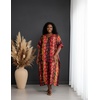 image:imageGypsie Blu Women Plus Size Kaftan Dress Beach Cover Up Maxi Dresses for Women VNeck Kimono Sleeve 1X3XRed