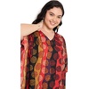 image:imageGypsie Blu Women Plus Size Kaftan Dress Beach Cover Up Maxi Dresses for Women VNeck Kimono Sleeve 1X3XRed