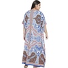 image:imageGypsie Blu Women Plus Size Kaftan Dress Beach Cover Up Maxi Dresses for Women VNeck Kimono Sleeve 1X3XRoyal Blue