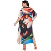 image:imageGypsie Blu Women Plus Size Kaftan Dress Beach Cover Up Maxi Dresses for Women VNeck Kimono Sleeve 1X3XSoft Beige
