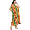 image:imageGypsie Blu Women Plus Size Kaftan Dress Beach Cover Up Maxi Dresses for Women VNeck Kimono Sleeve 1X3XSunflower Yellow